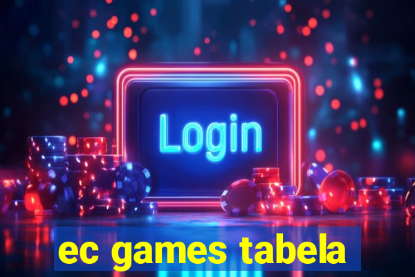 ec games tabela